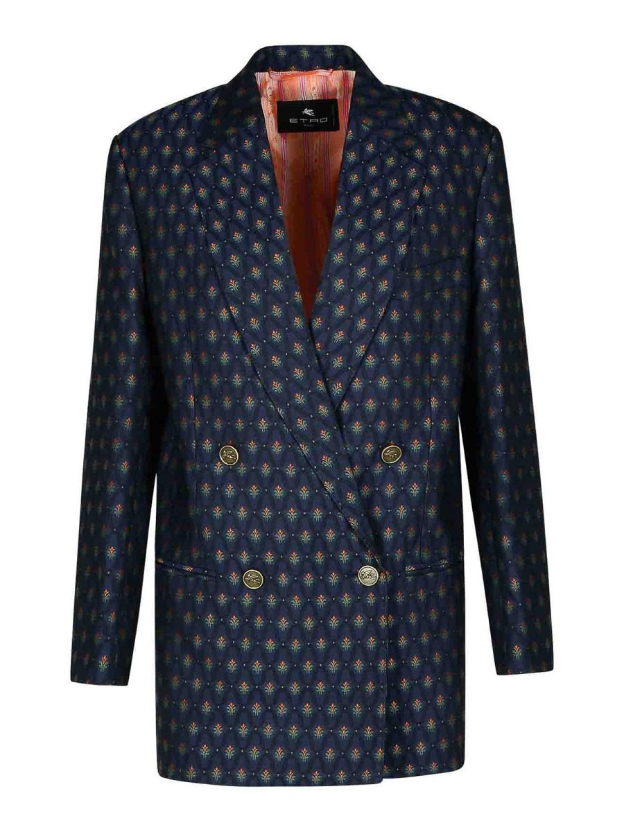 Etro Blazer - Bleu