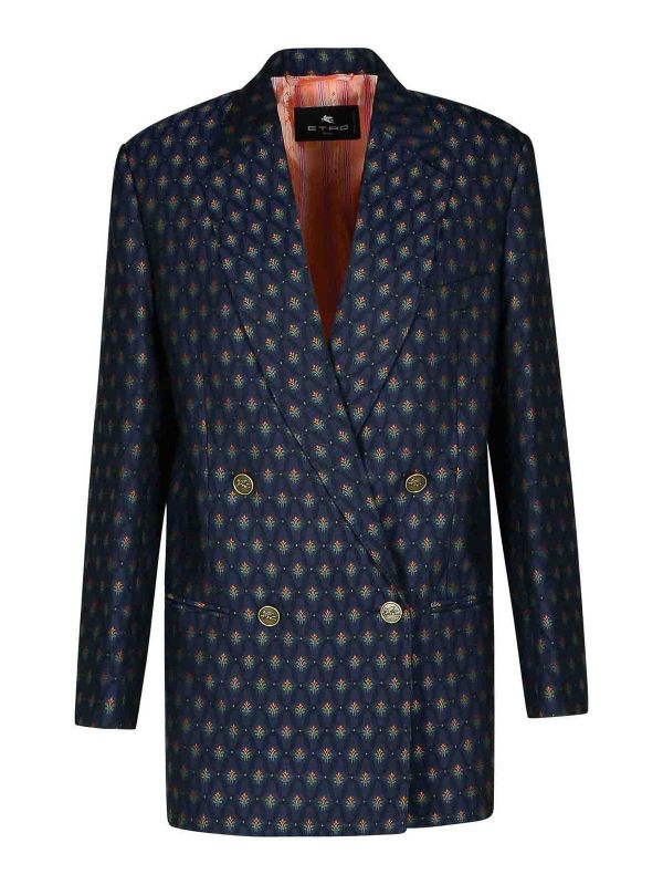 Etro Blazer - Bleu
