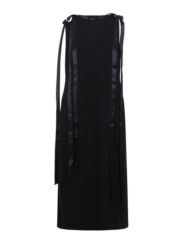 Simone Rocha Robe Au Genou - Noir