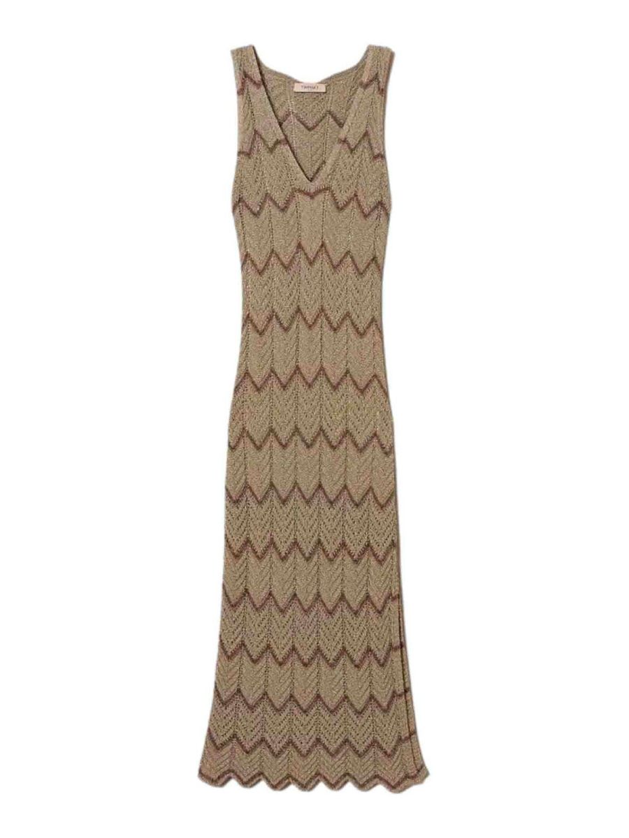 Twinset Maxi Robe - Beige