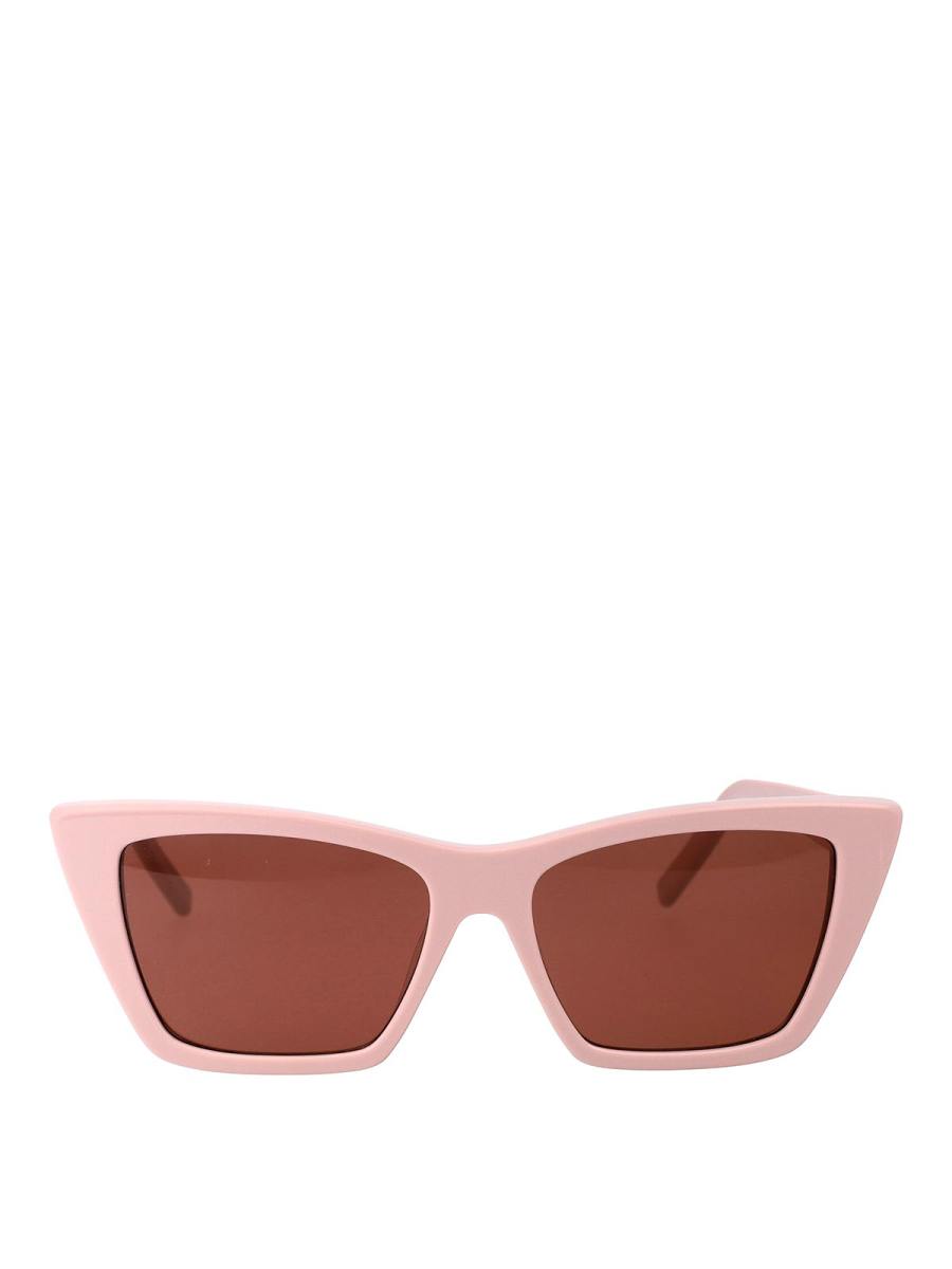 Saint Laurent Lunettes De Soleil - Couleur Chair