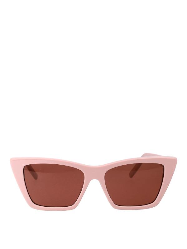 Saint Laurent Lunettes De Soleil - Couleur Chair