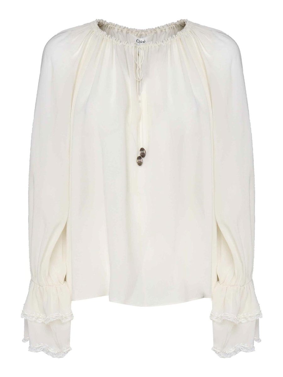 Chloe' Blouse - Blanc