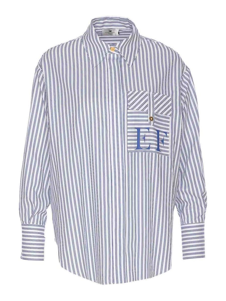 Elisabetta Franchi Chemise - Bleu