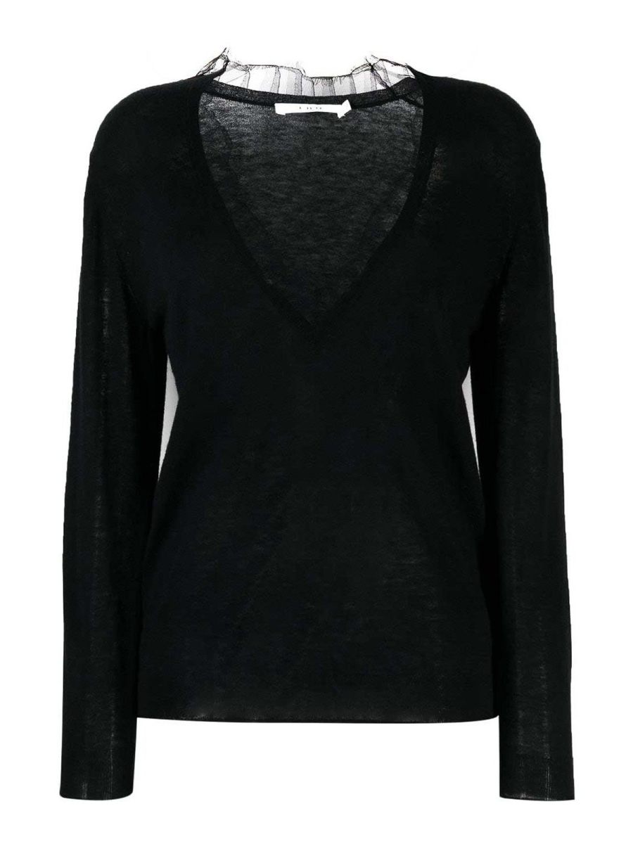 Iro Pull À Col V - Noir
