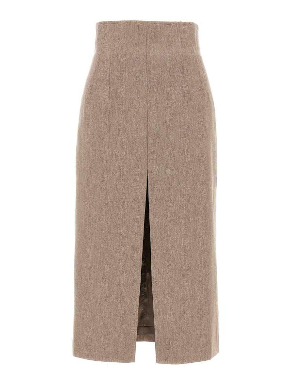 The Andamane Jupe Midi - Beige