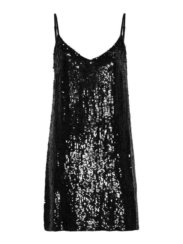 P. A.R. O.S. H. Robe Courte - Noir