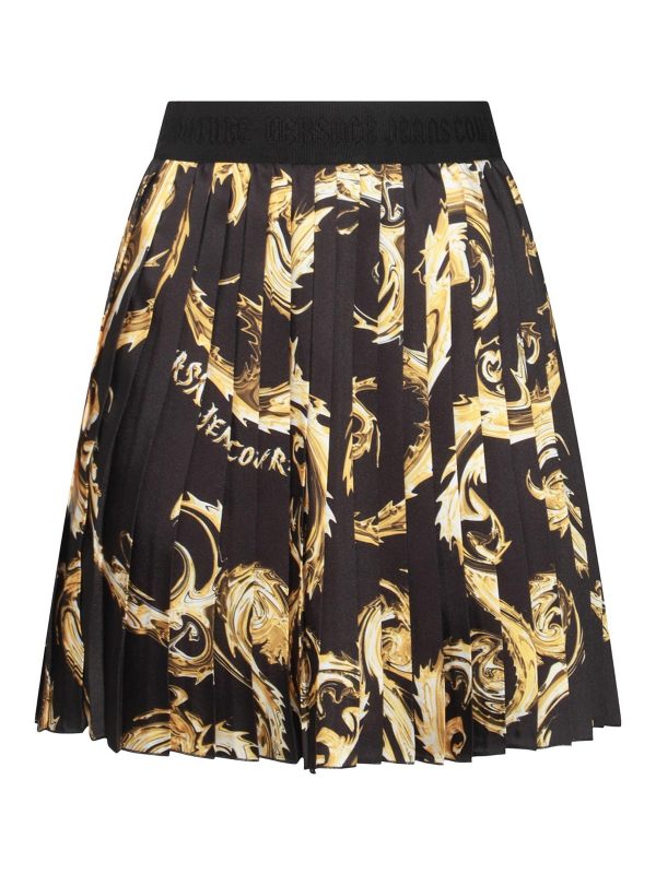 Versace Jeans Couture Jupe Midi - Noir