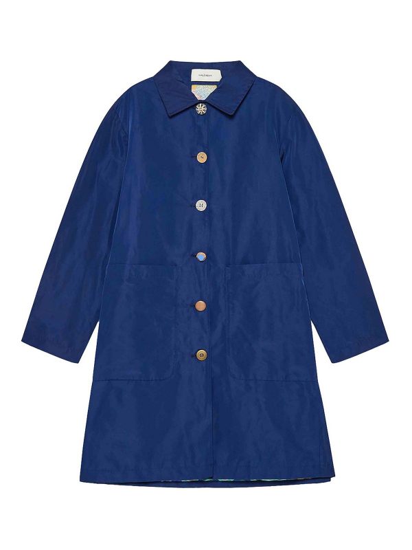 Maliparmi Trench-Coat - Bleu