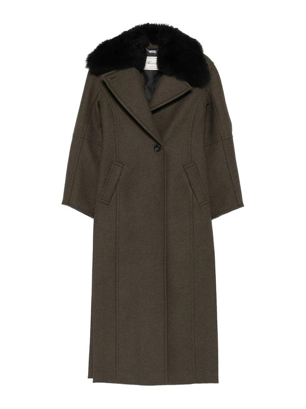 Blumarine Manteau Long - Vert