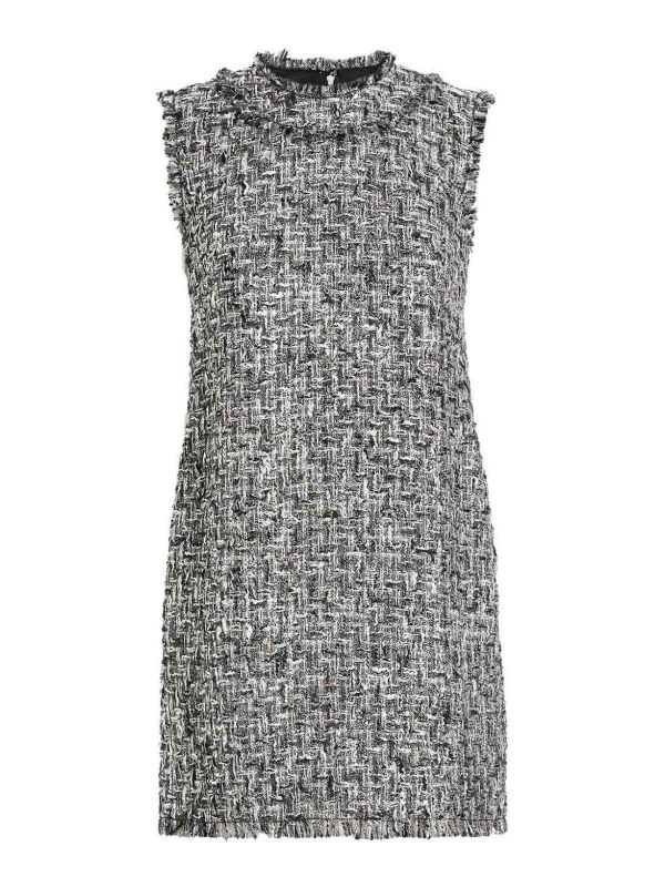 Dolce & Gabbana Robe Au Genou - Gris