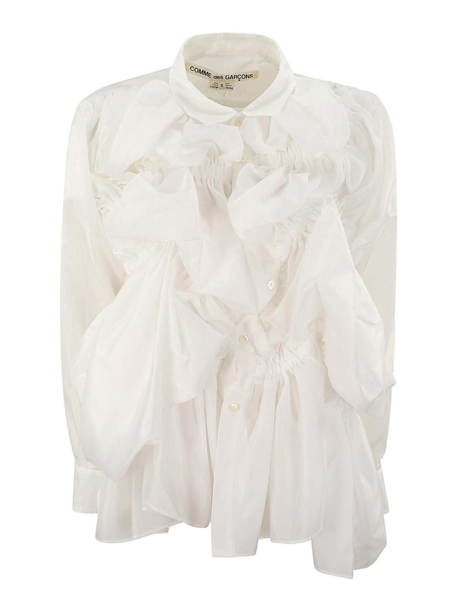 Comme Des Garcons Blouse - Blanc
