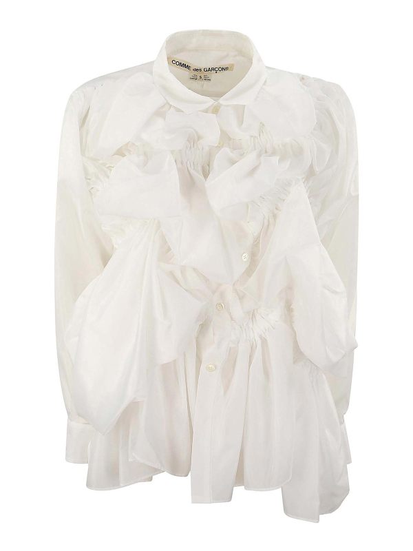 Comme Des Garcons Blouse - Blanc