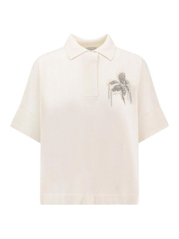 Brunello Cucinelli Polo - Blanc