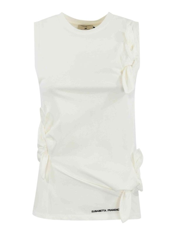 Elisabetta Franchi Top - Blanc