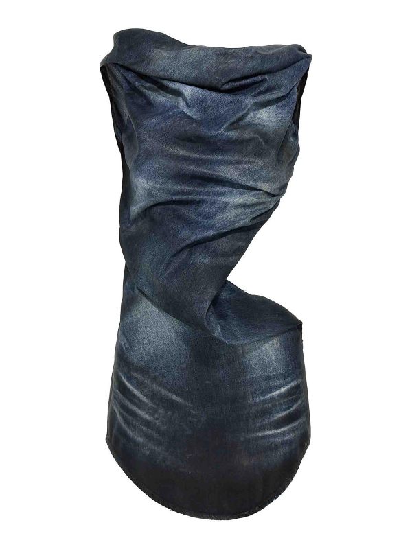 Diesel Robe Au Genou - Bleu
