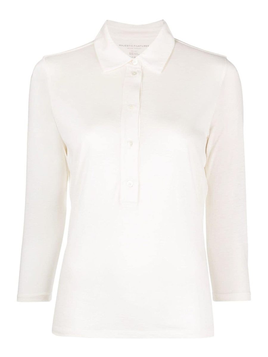 Majestic Filatures Polo - Blanc