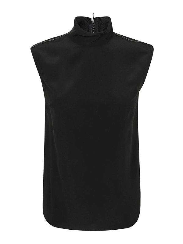 Brunello Cucinelli Pull Col Roulé - Noir