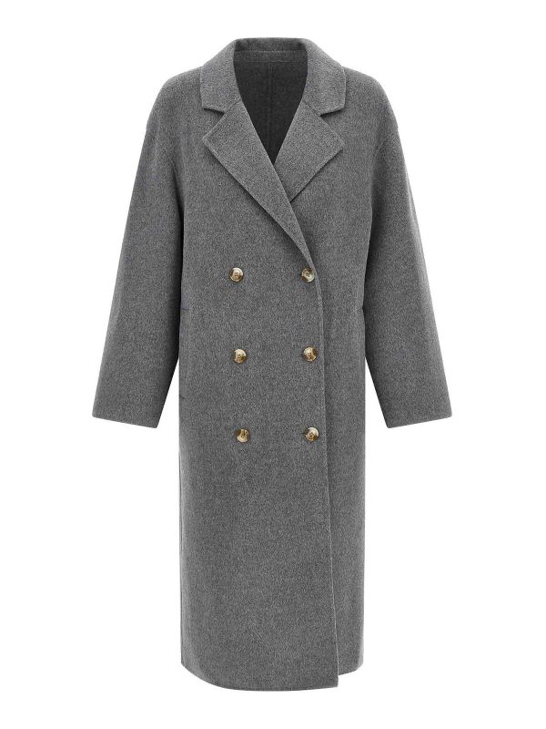 Loulou Studio Manteau Court - Gris