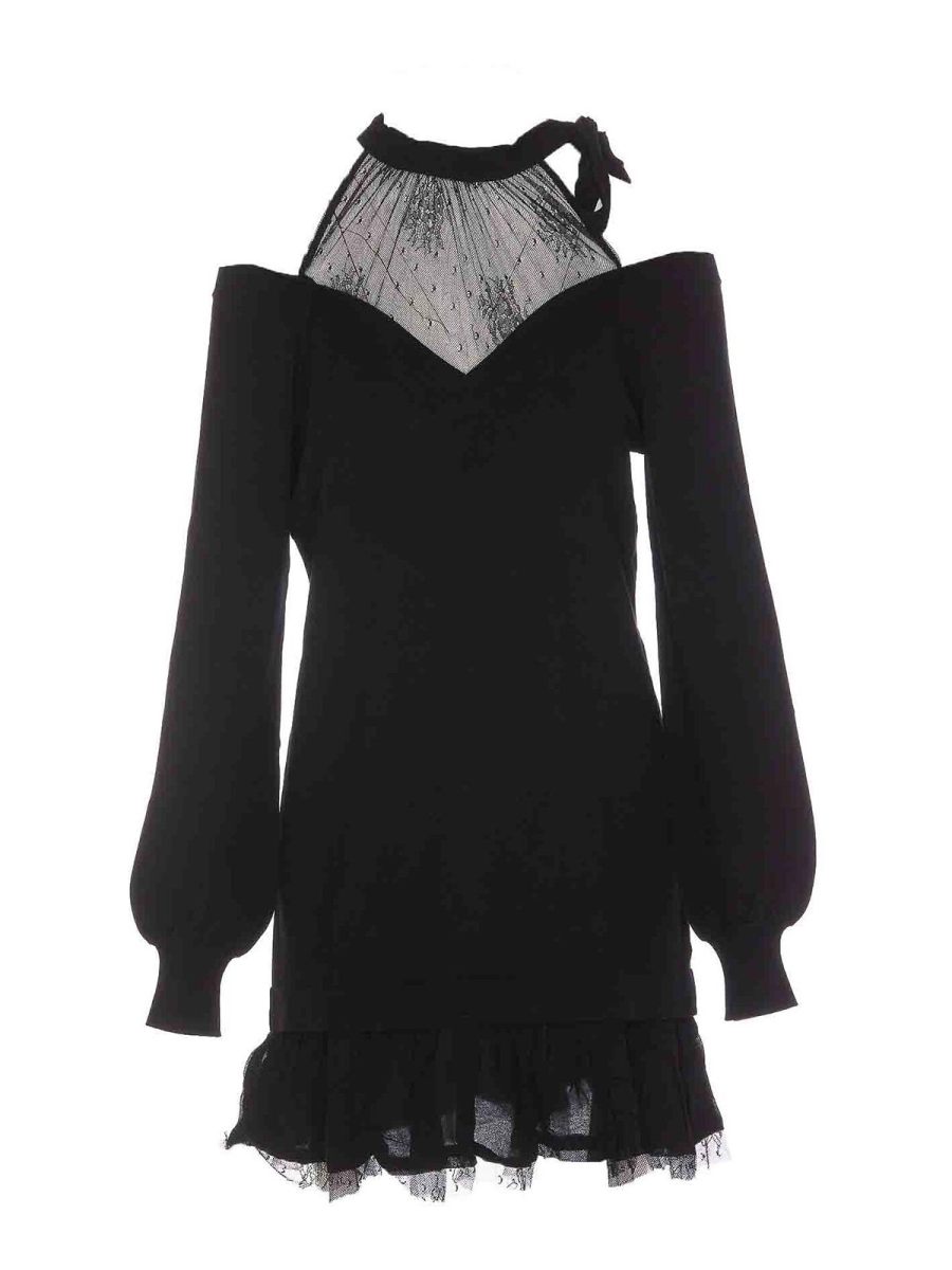 Twinset Robe Courte - Noir