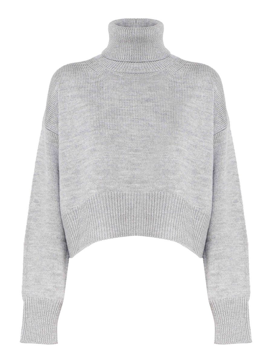 Dondup Pull Col Roulé - Gris