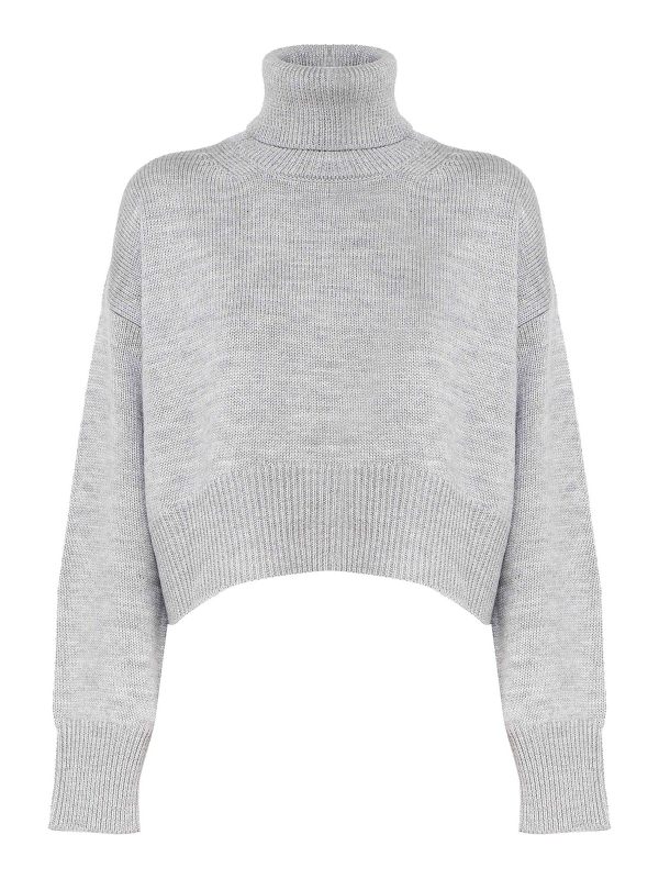 Dondup Pull Col Roulé - Gris