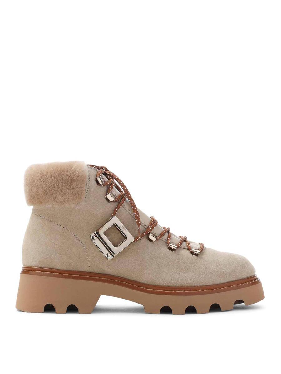 Roger Vivier Bottes - Beige Foncé