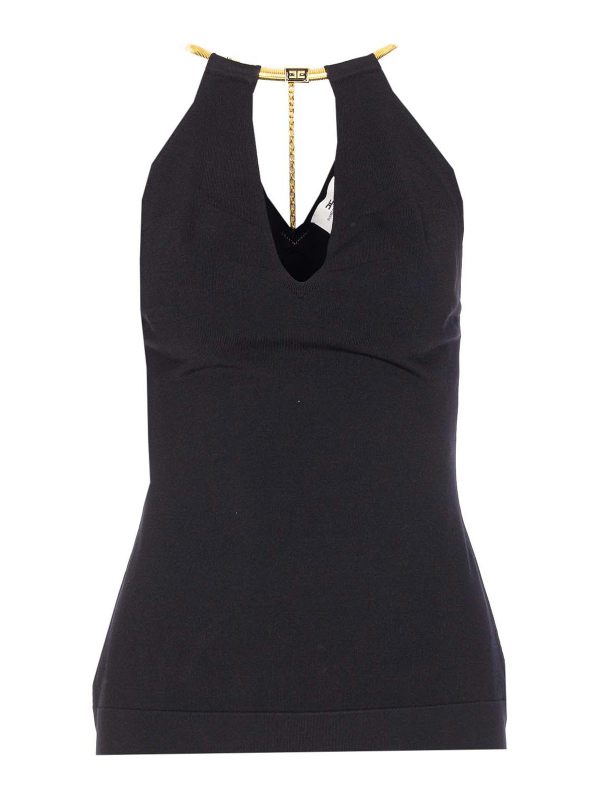 Elisabetta Franchi Top - Noir