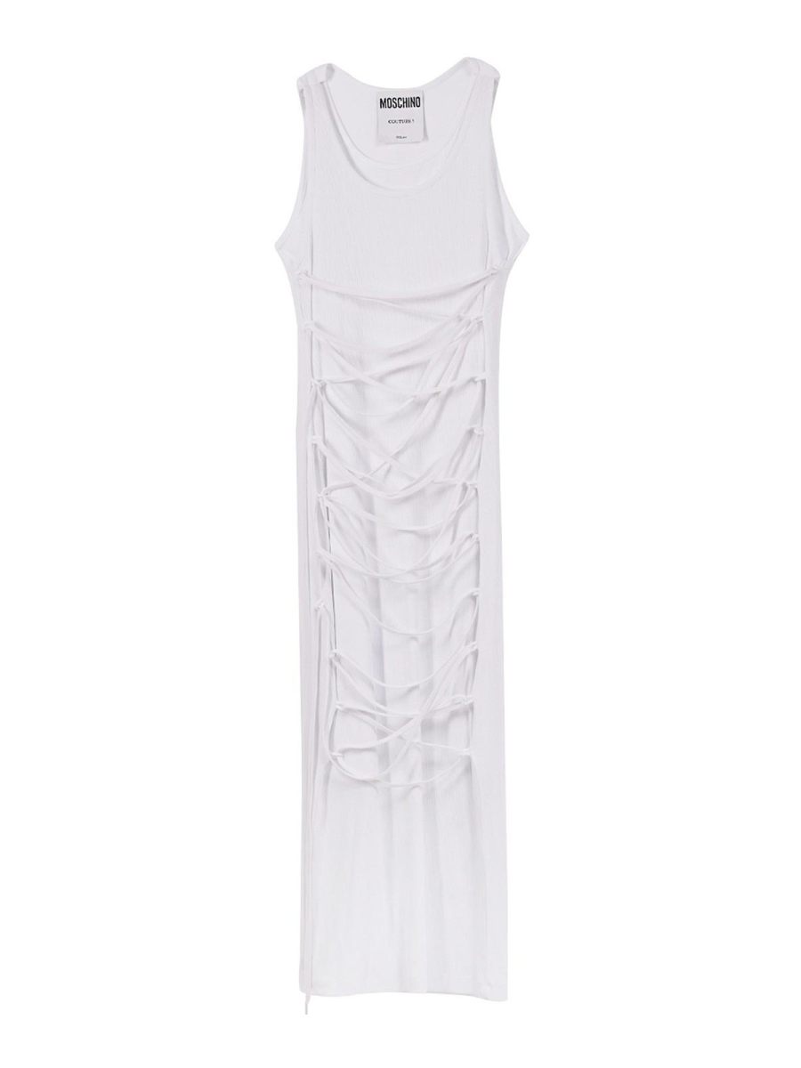 Moschino Robe De Soirée - Blanc