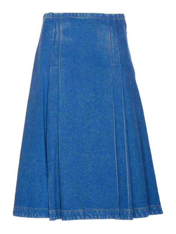 Marni Jupe Midi - Bleu