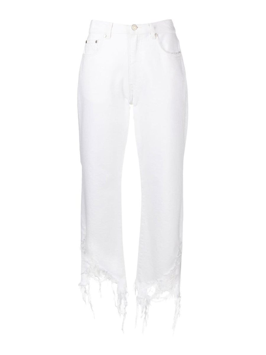 Stella Mccartney Jean Droit - Blanc