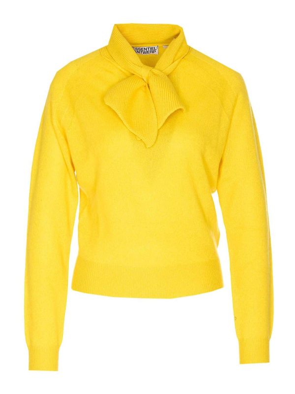Essentiel Antwerp Pull Col Rond - Jaune