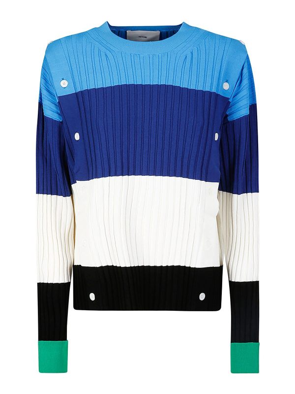 Setchu Pull Col Rond - Multicolore