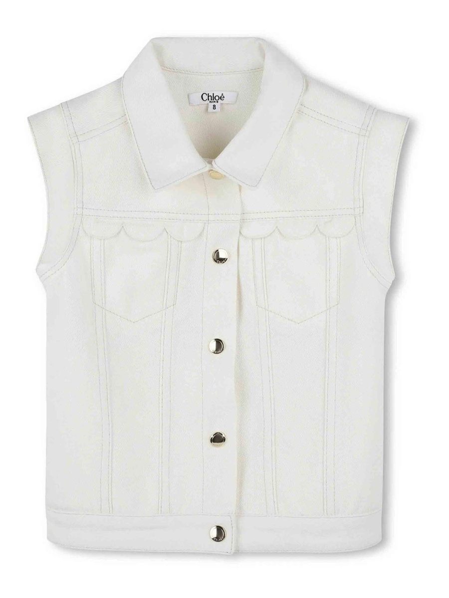 Chloe' Gilet - Blanc