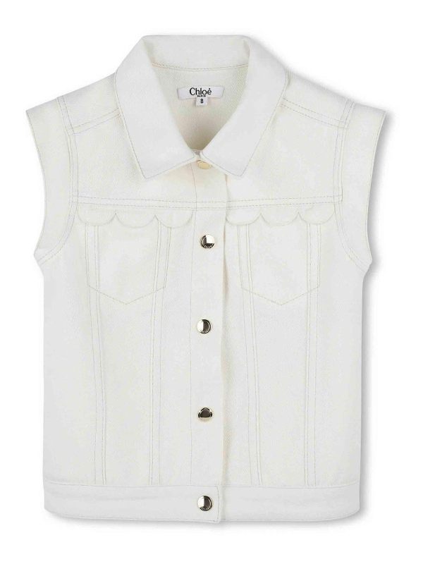 Chloe' Gilet - Blanc