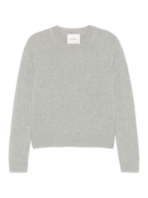 Lisa Yang Pull Col Rond - Gris Clair