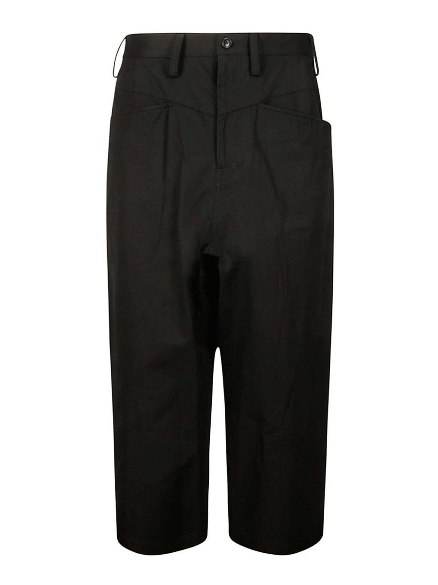 Yohji Yamamoto Pantalons Décontractés - Noir