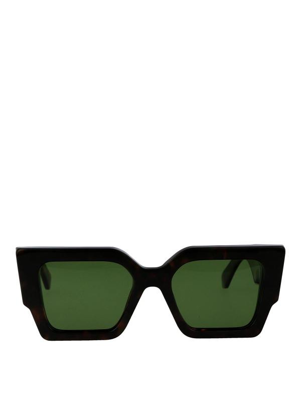 Off-White Lunettes De Soleil - Marron