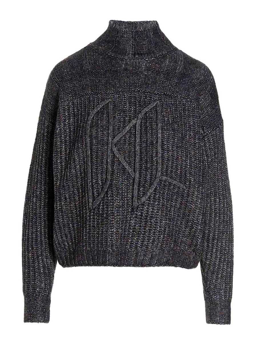 Karl Lagerfeld Pull Col Roulé - Kl Monogram