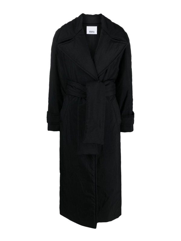 Erika Cavallini Manteau Court - Noir