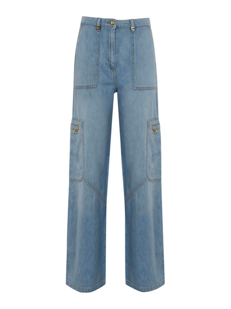 Elisabetta Franchi Jean Bootcut - Bleu