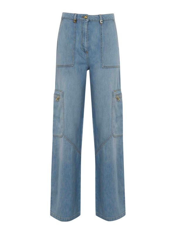 Elisabetta Franchi Jean Bootcut - Bleu