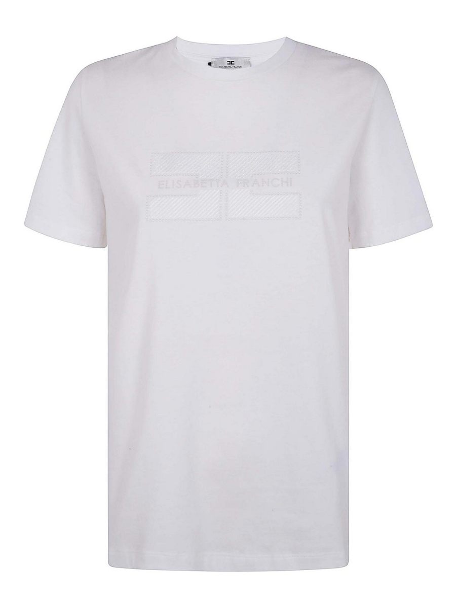 Elisabetta Franchi T-Shirt - Blanc