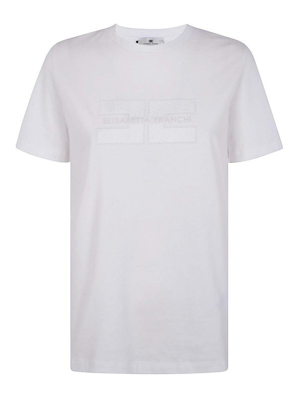 Elisabetta Franchi T-Shirt - Blanc