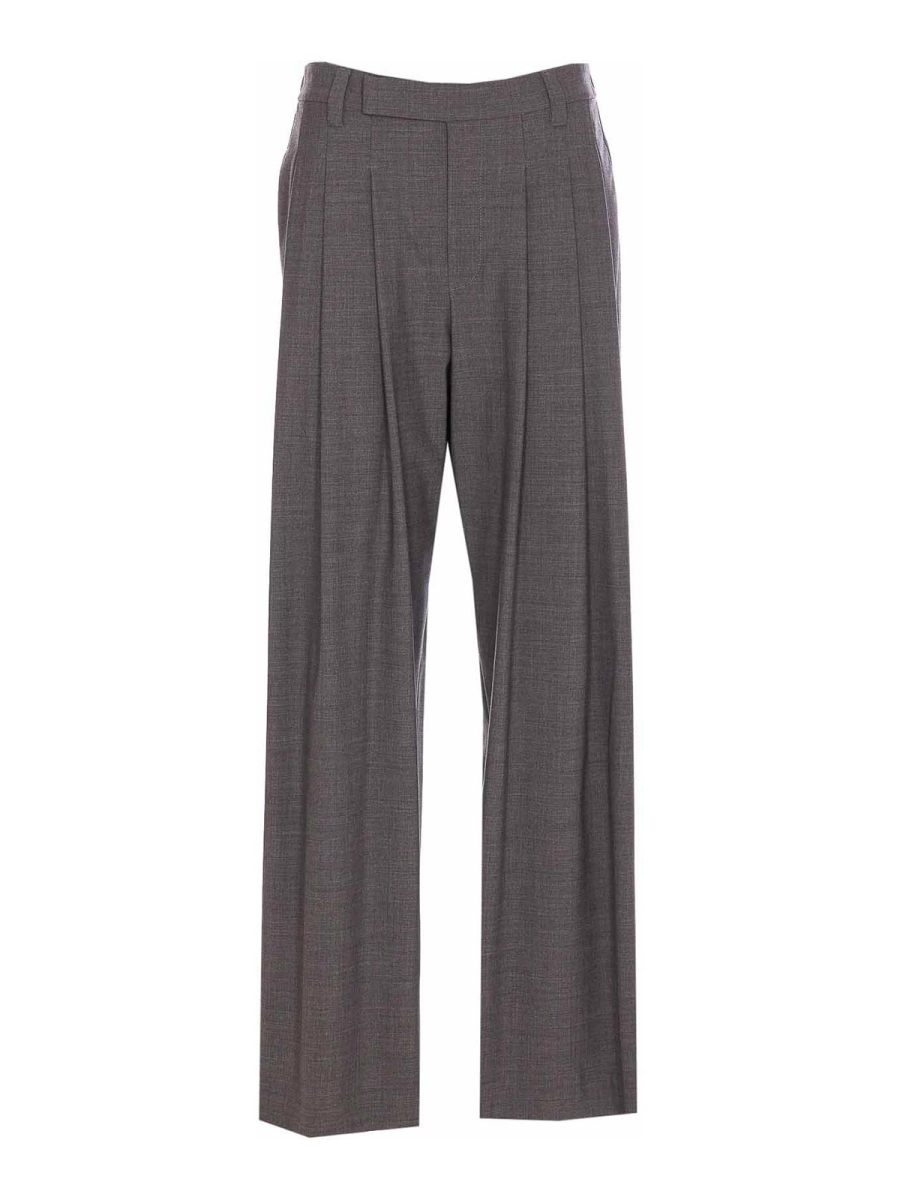 Brunello Cucinelli Pantalons Décontractés - Gris
