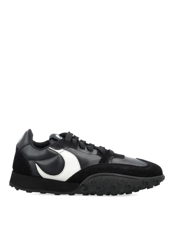 Marine Serre Chaussures À Lacets - Noir
