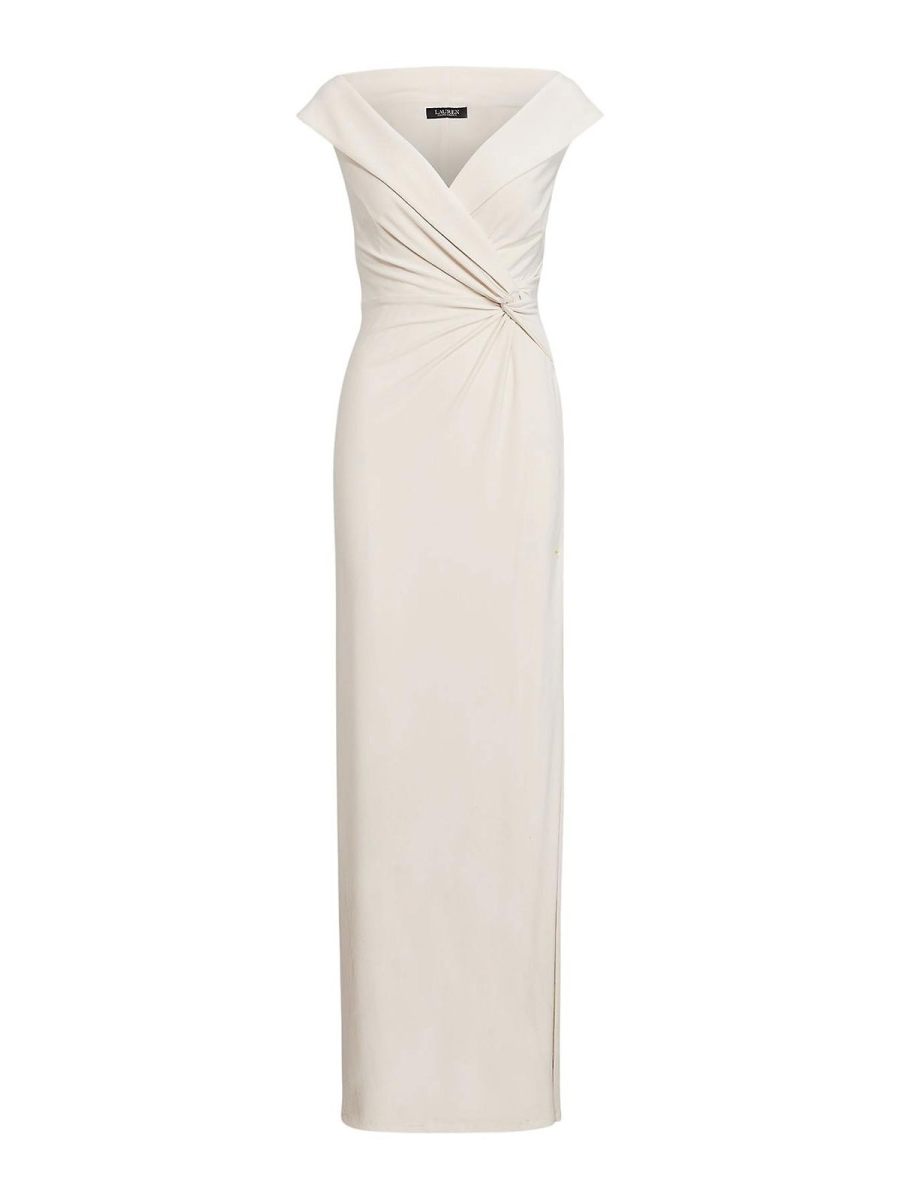 Lauren Ralph Lauren Robe Au Genou - Crème