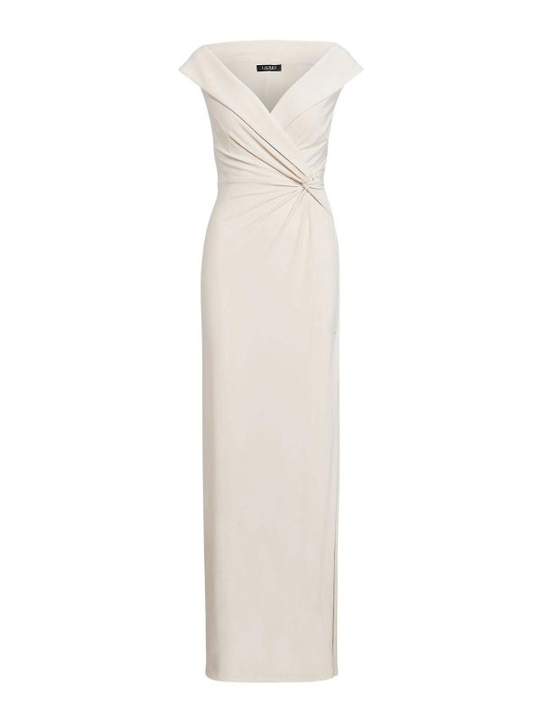Lauren Ralph Lauren Robe Au Genou - Crème