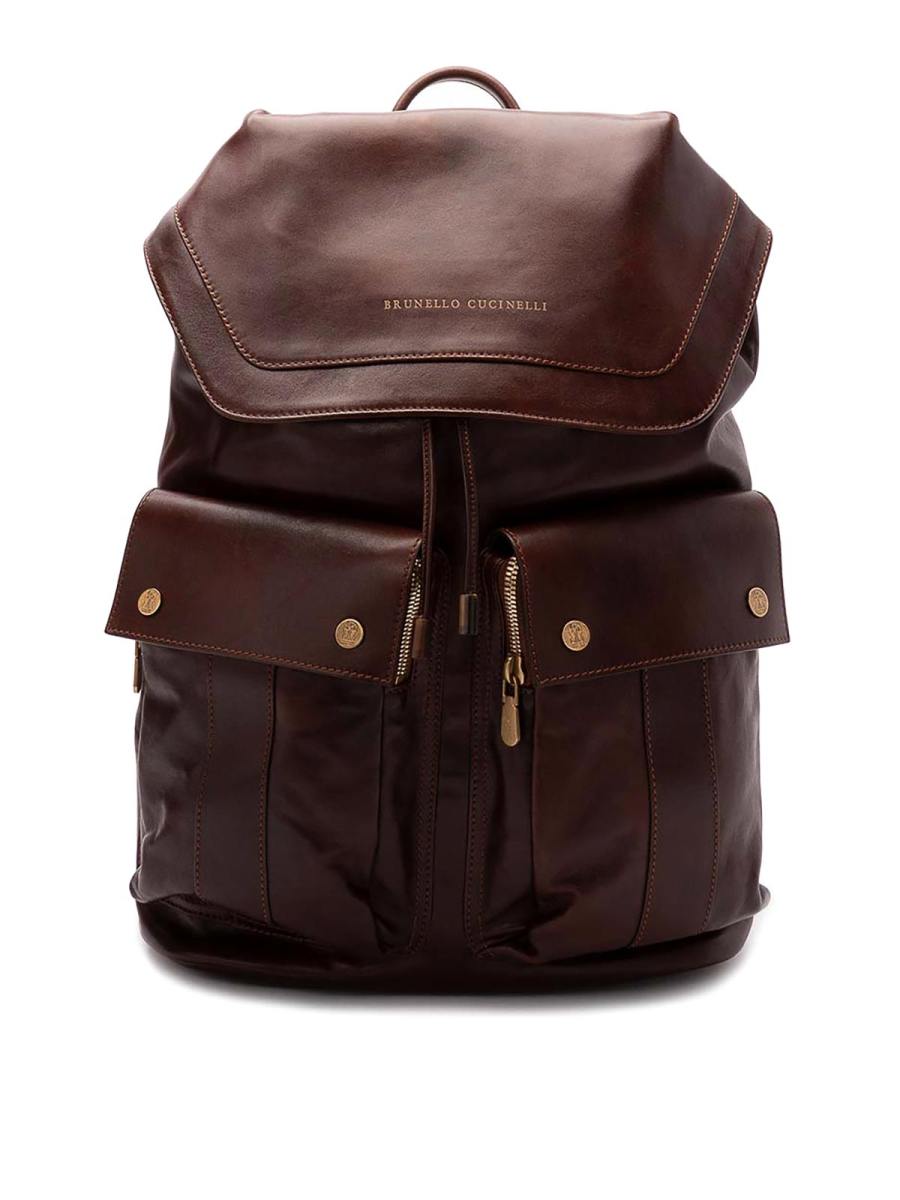 Brunello Cucinelli Sac À Dos - Rouge