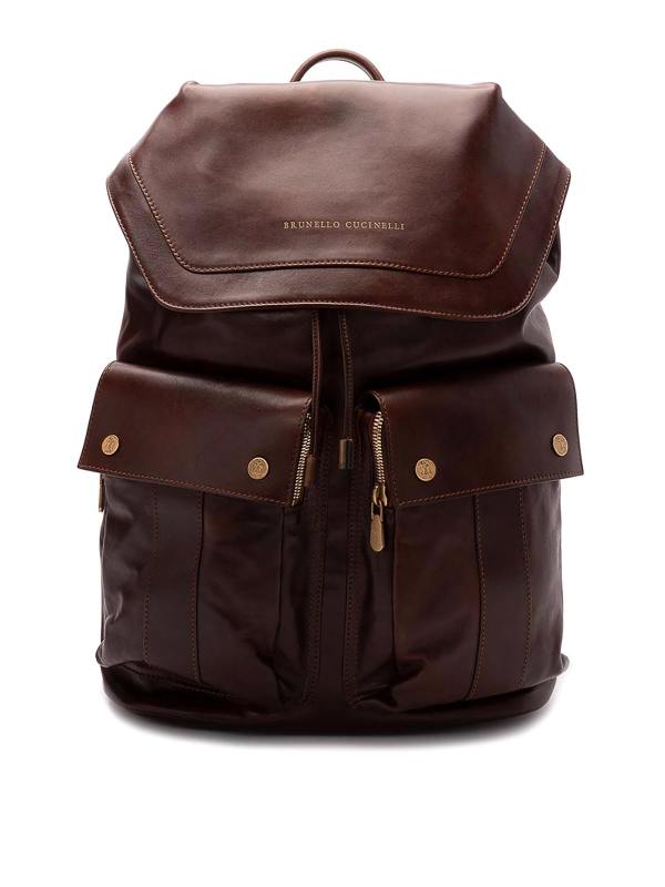 Brunello Cucinelli Sac À Dos - Rouge